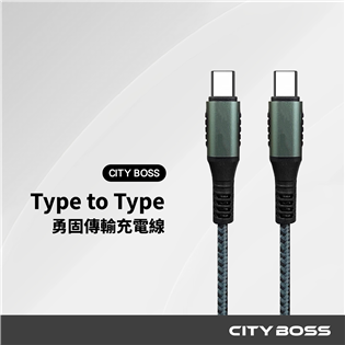 勇固系列 100W Type-C to Type-C 充