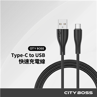 CITY BOSS Type-C to USB 充電傳輸