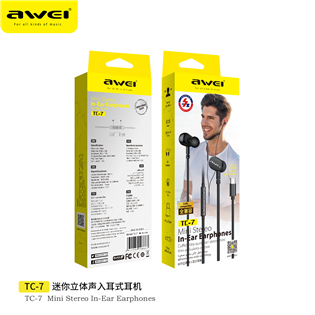 aWEI TypeC 線控直拉雙耳耳機